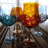 Photophores verre à pied